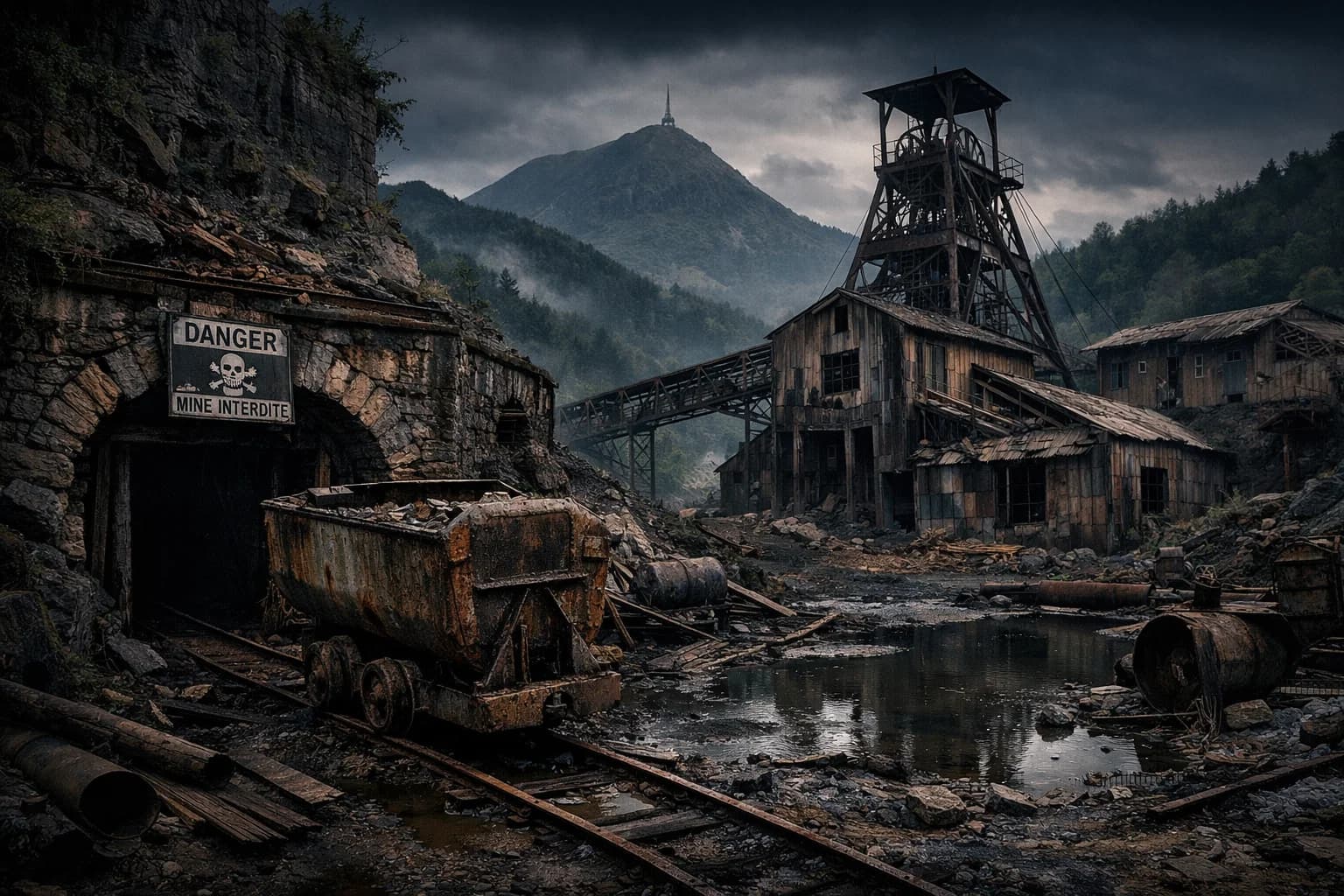 Souterrain abandonné en Île-de-France