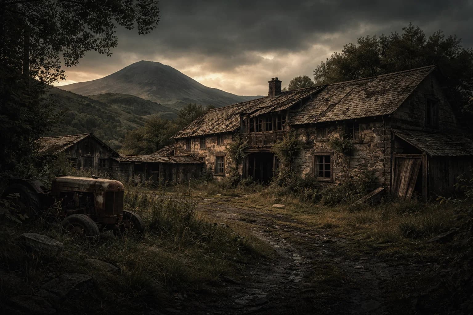 Bâtiment désaffecté en banlieue parisienne