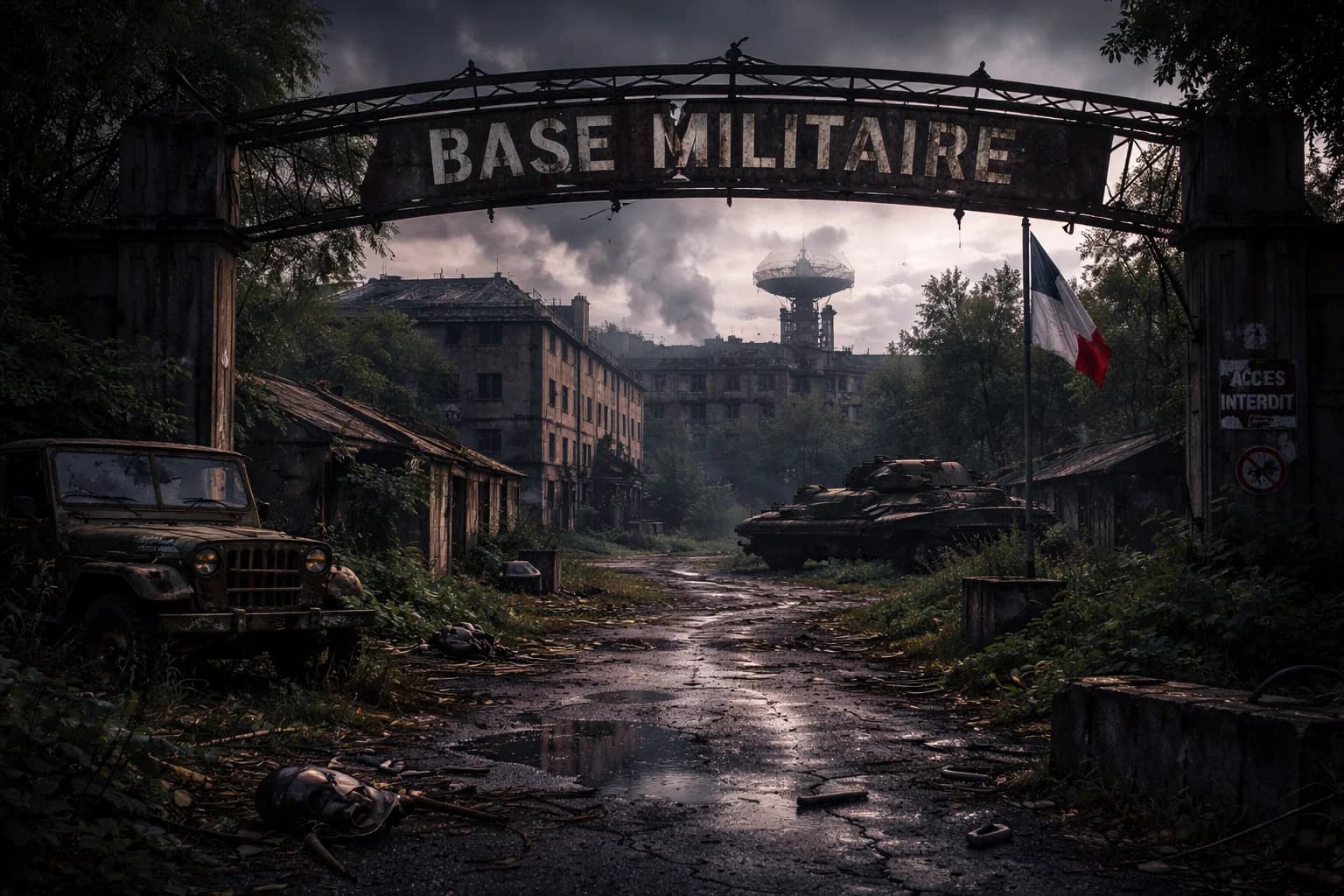 Site industriel abandonné