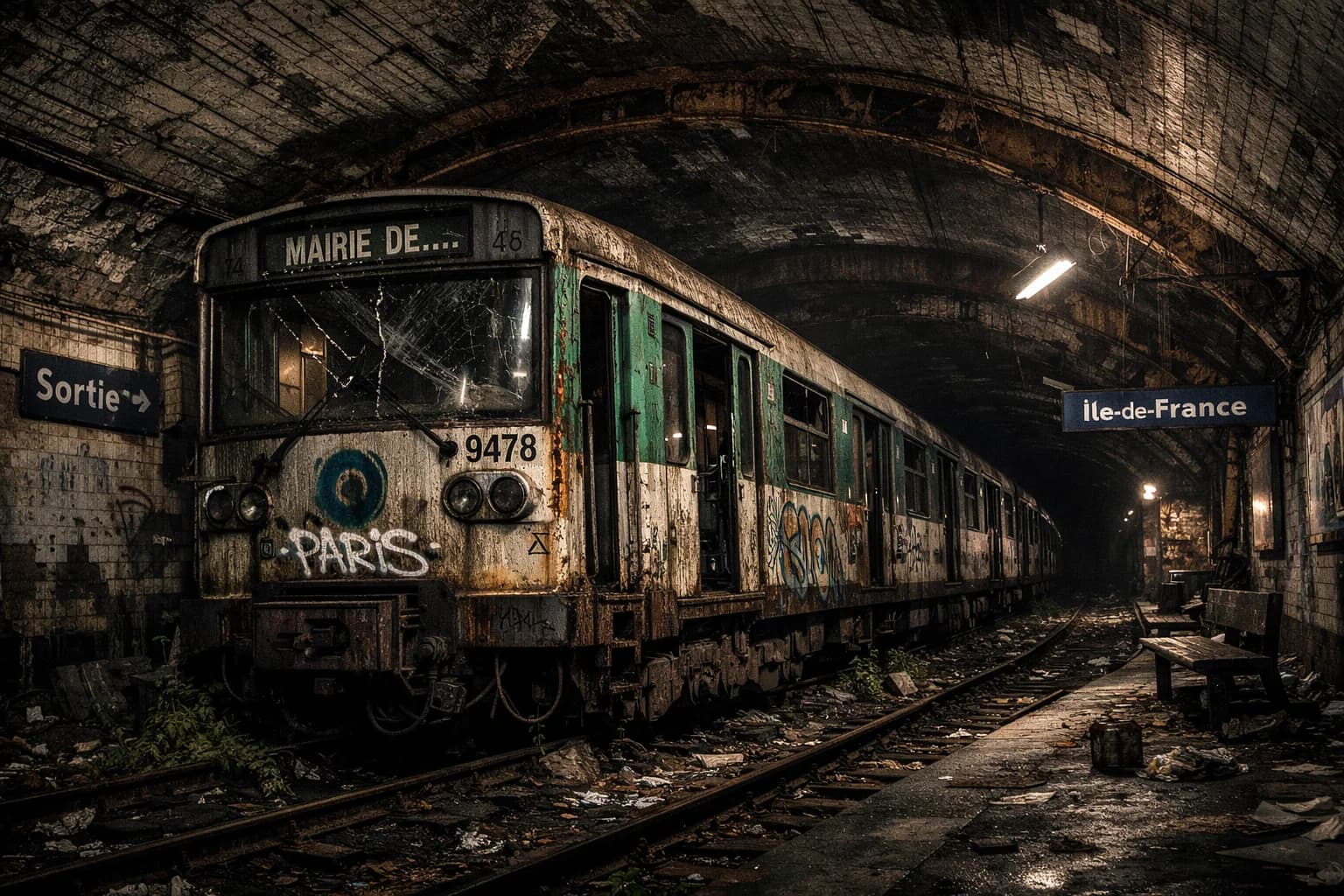 Lieu abandonné en Île-de-France