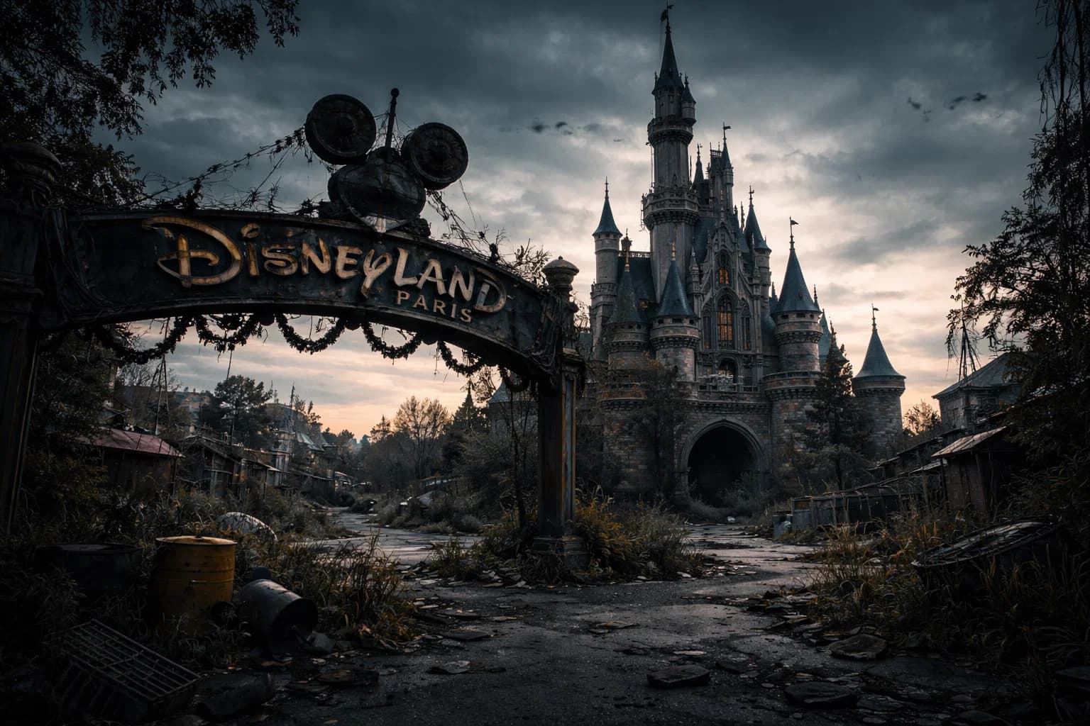 Souterrain abandonné en Île-de-France